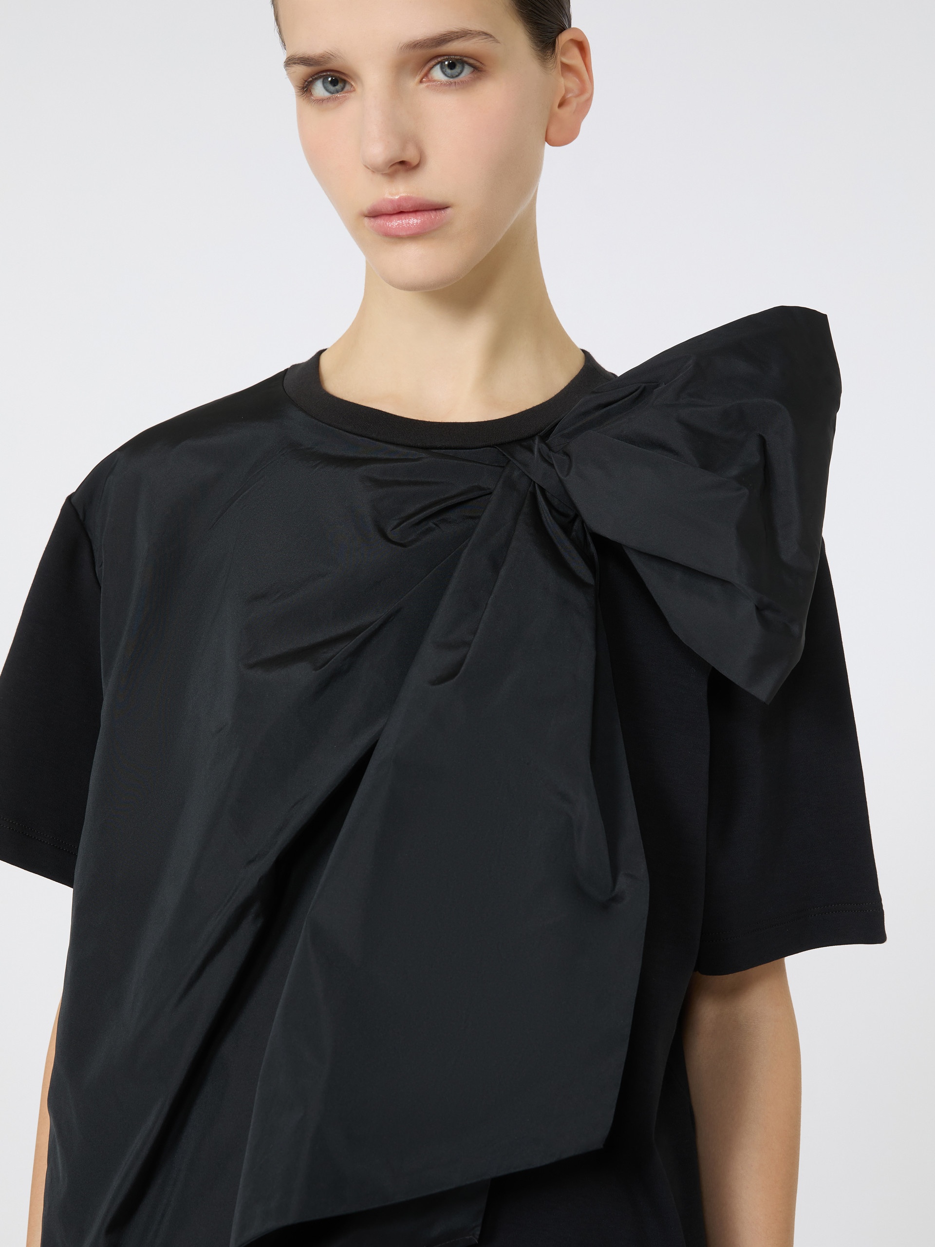 COLLE Jersey T-shirt with maxi bow - 5