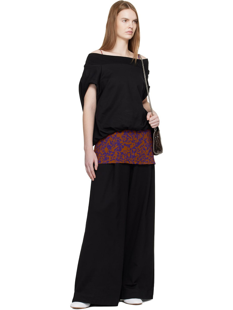 Dries Van Noten Black Cocoon Sweatshirt outlook