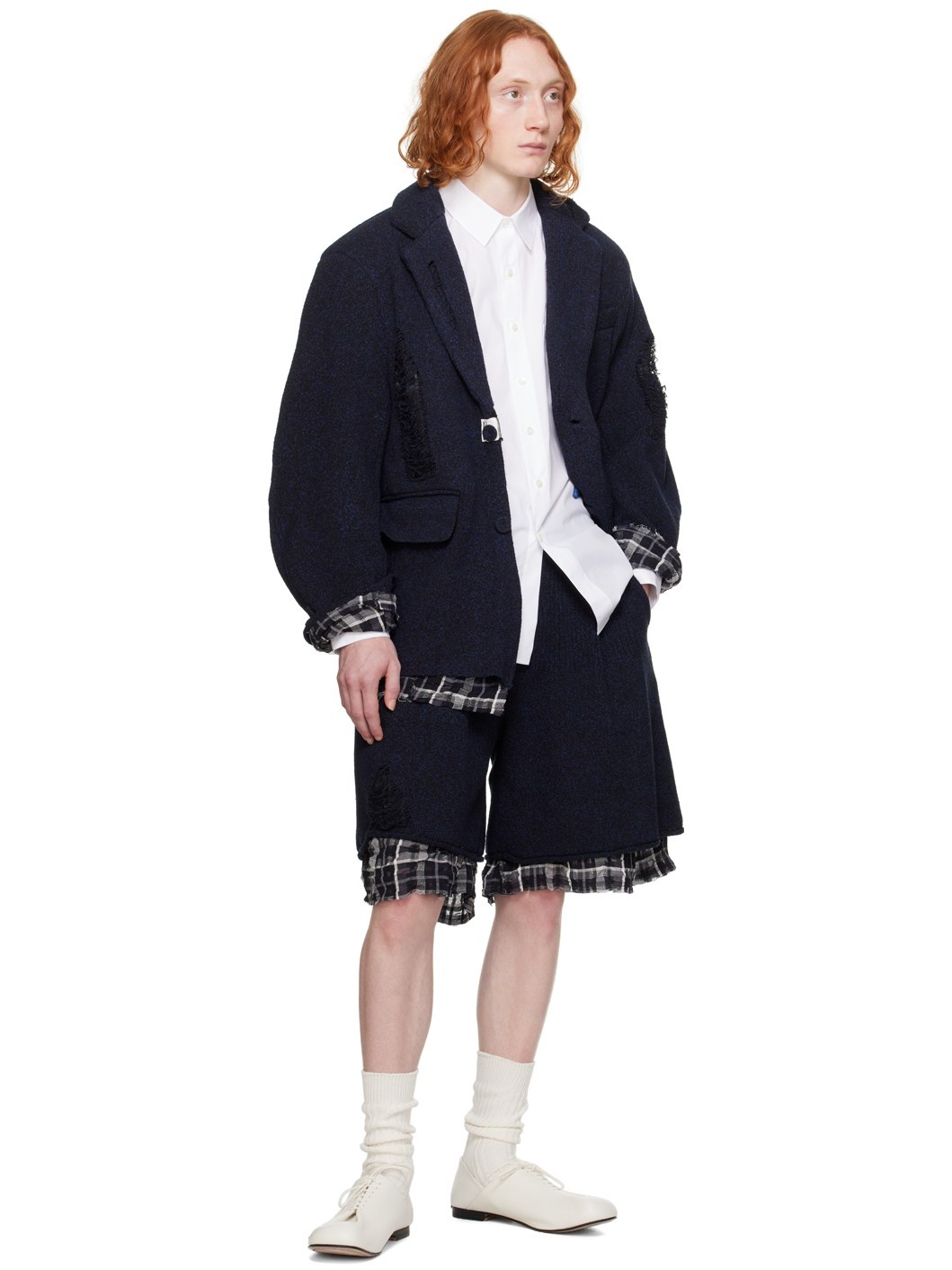 Navy Varto Shorts - 4