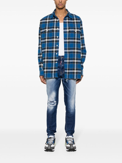 DSQUARED2 Cool Guy distressed slim-leg jeans outlook