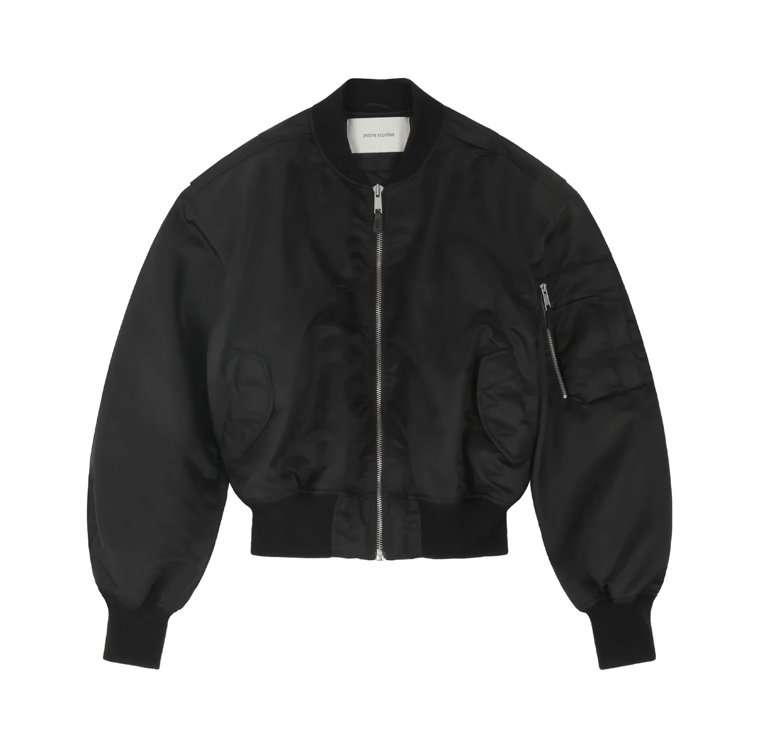 CROPPED BROAD BOMBER OIL - 1
