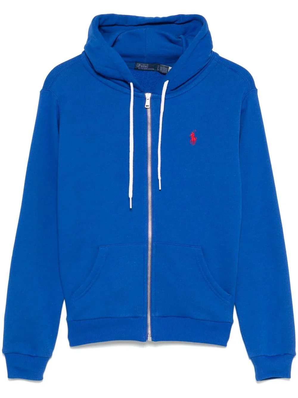 logo-embroidered hoodie - 1