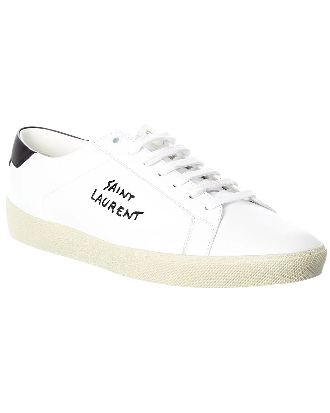 Saint Laurent Court Classic Leather Sneaker - 1