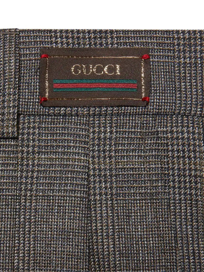 GUCCI Prince of Wales tailored shorts outlook