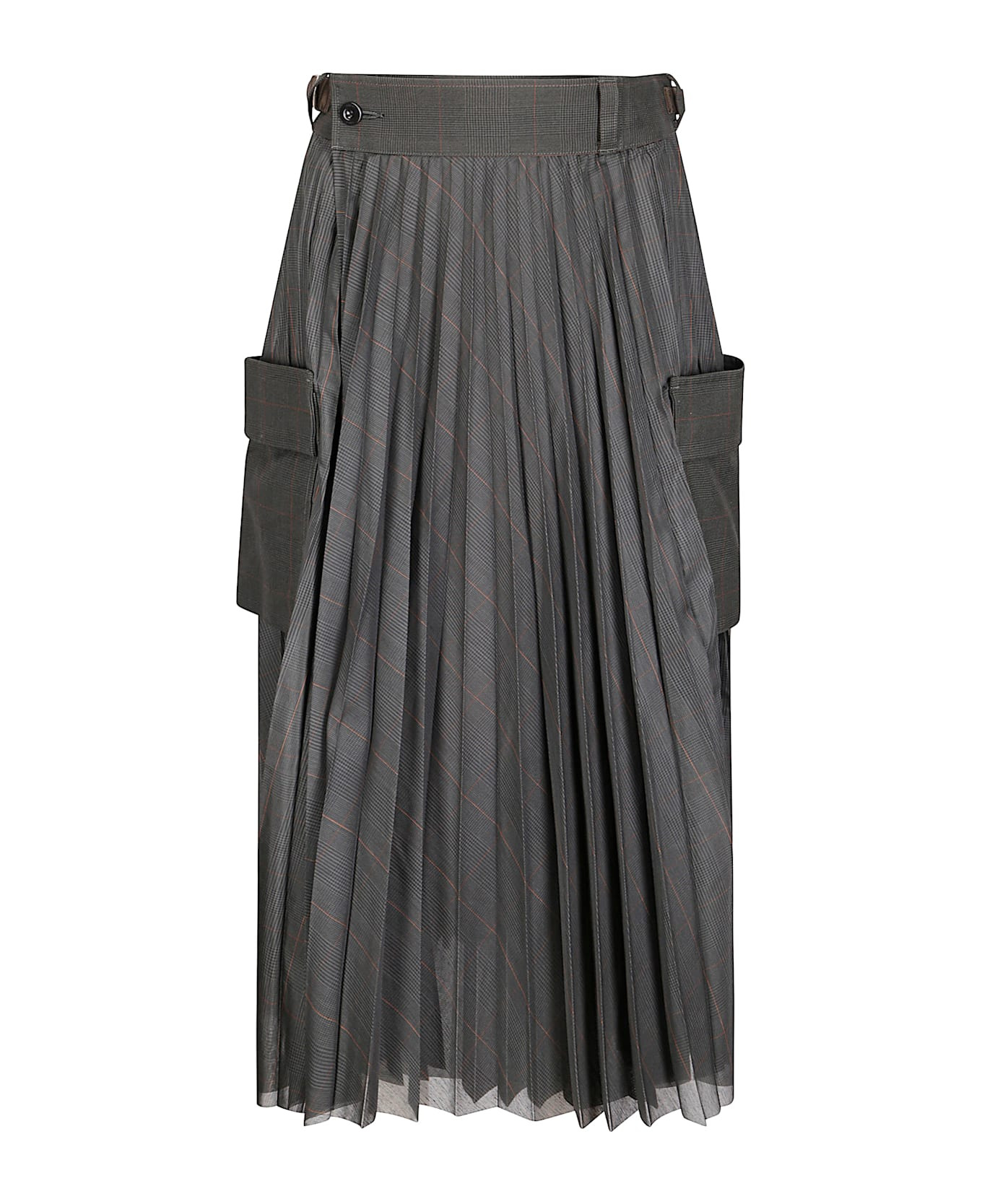 Glen Check Skirt - 1