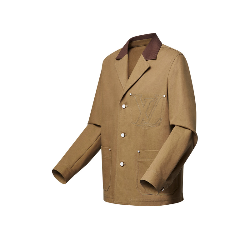 Louis Vuitton Tailored Workwear Cotton Canvas Jacket outlook