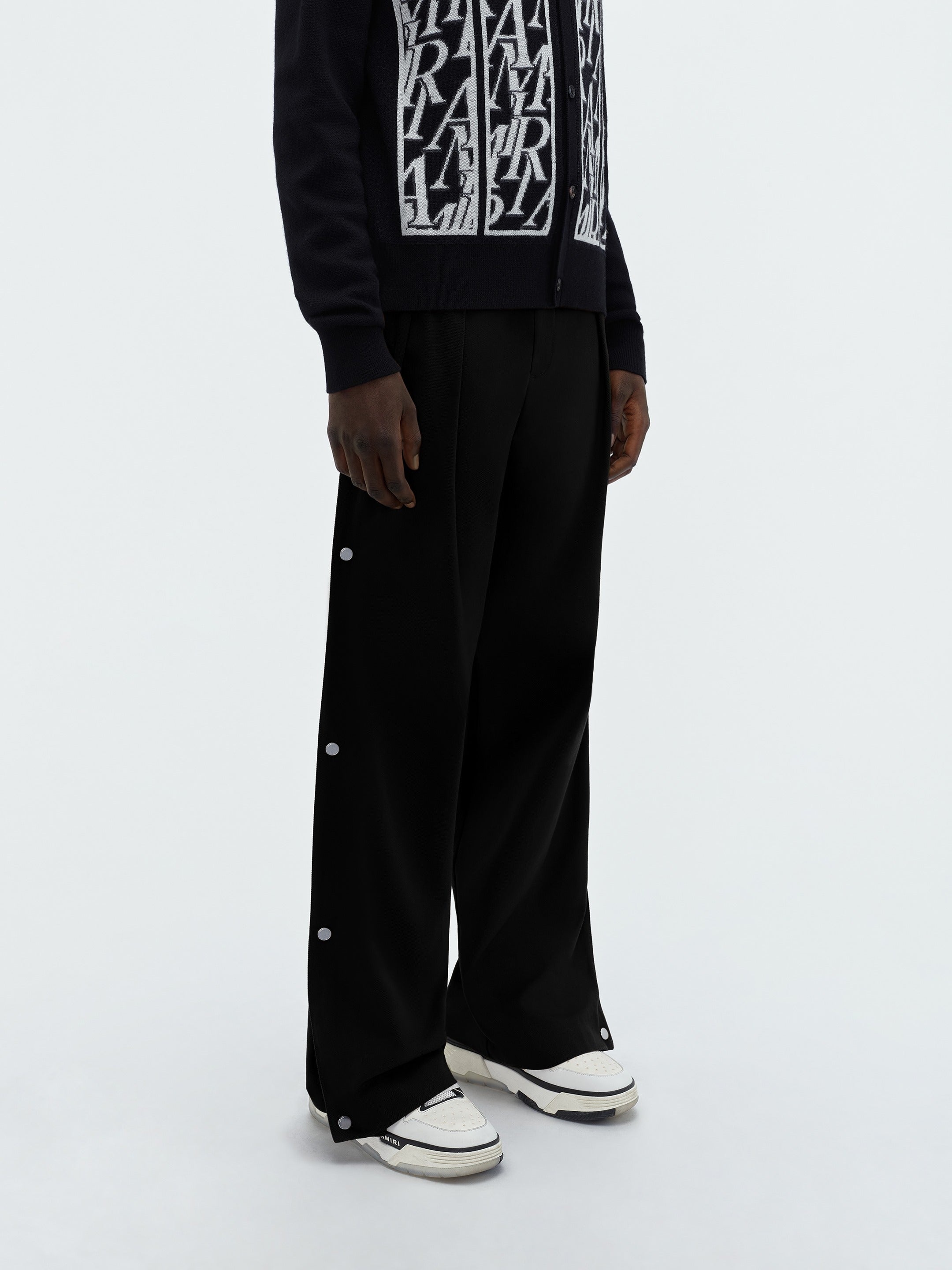 SIDE PLEAT SNAP PANT - 6