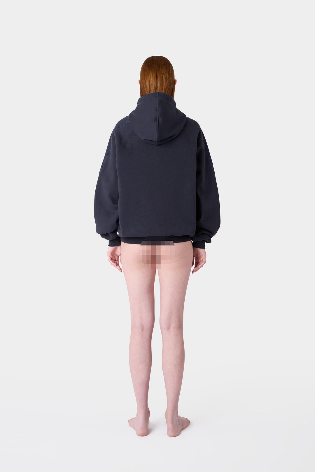 EMBROIDERED EIWS HOODIE / blue SUNNEI - 7