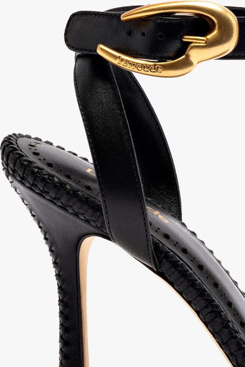 Verona Sandal In Black Leather 4