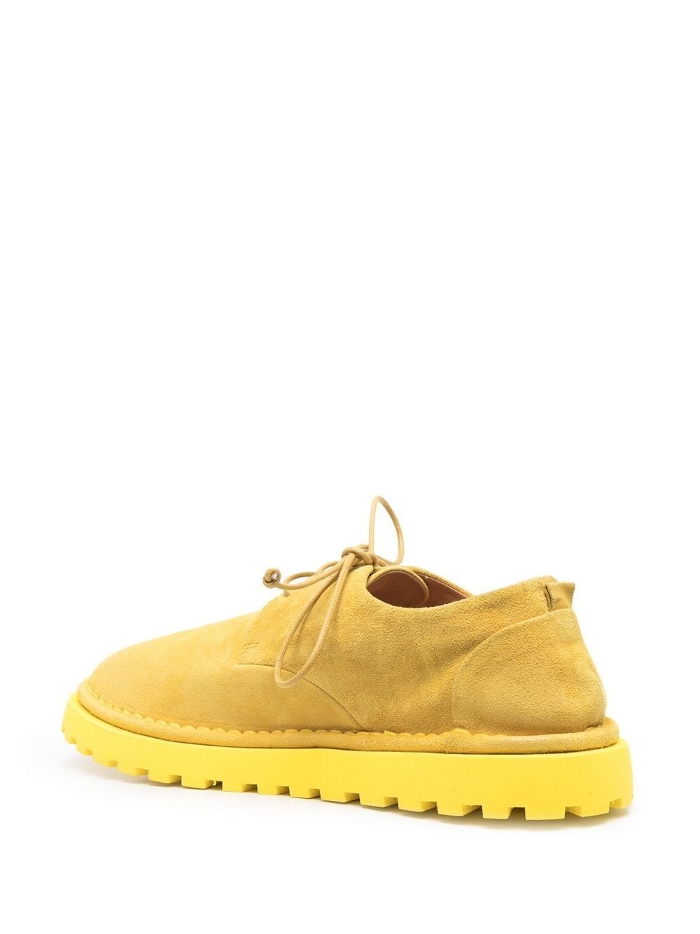 lace-up suede derby shoes - 3
