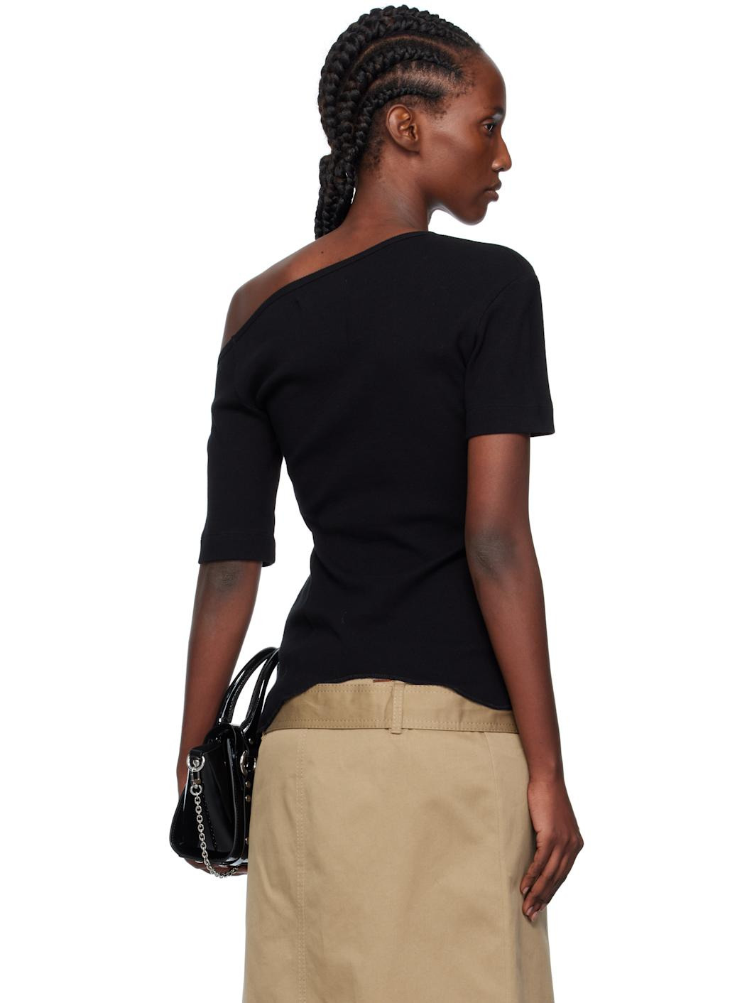 Black Shoulder Orgy T-shirt - 3