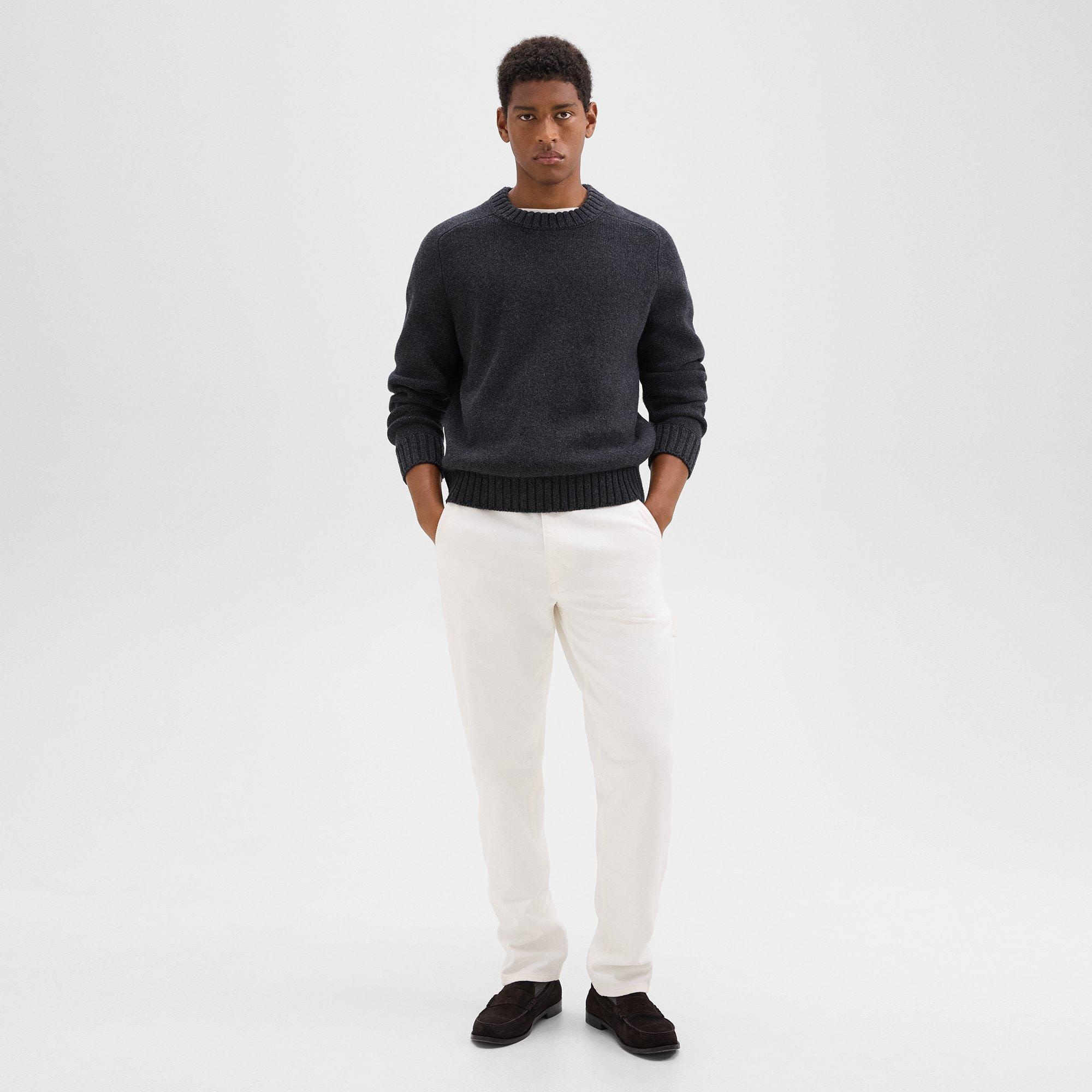 Crewneck Sweater in Wool-Cashmere - 6