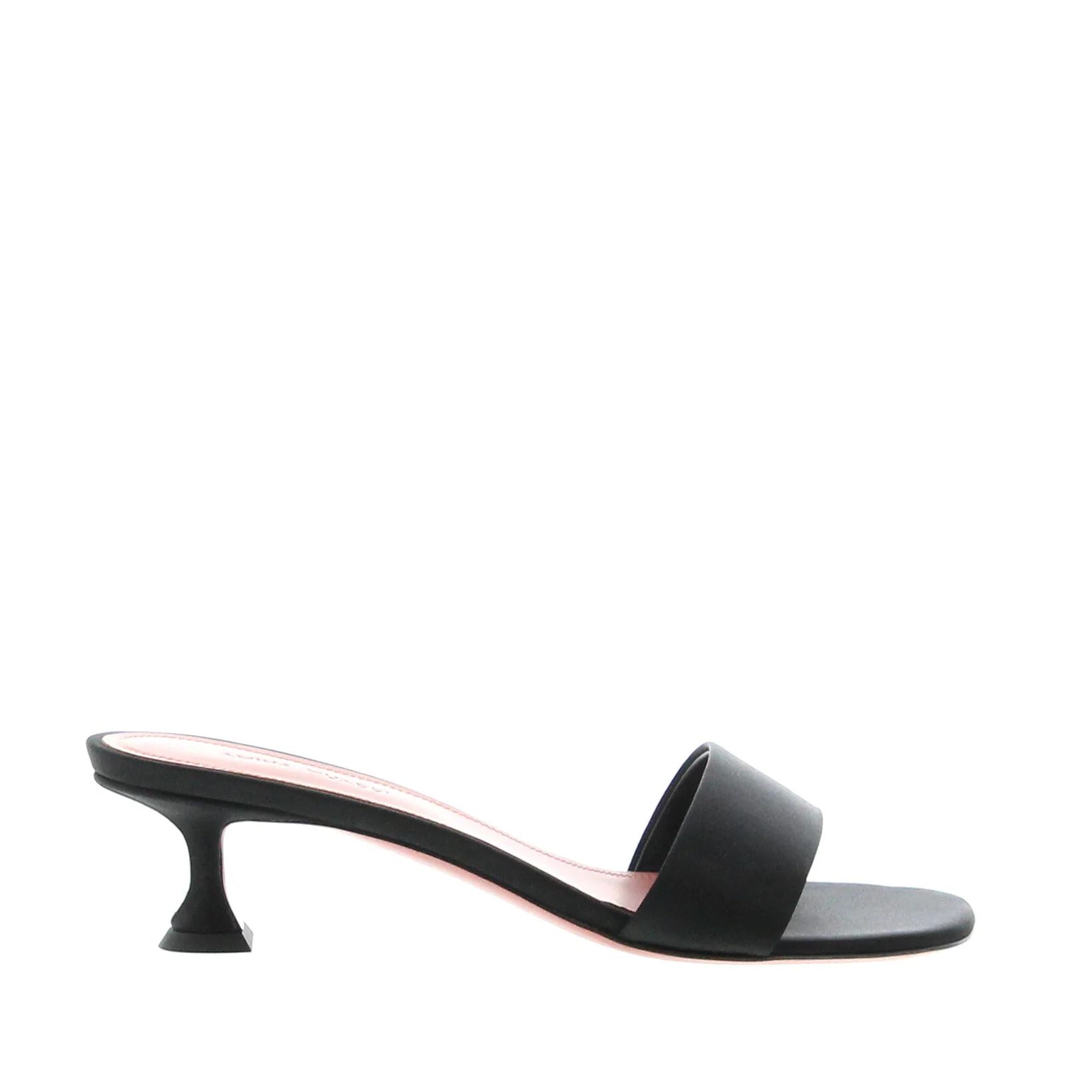 Amina Muaddi – Andreea Slipper 45 – Satin Black - 1