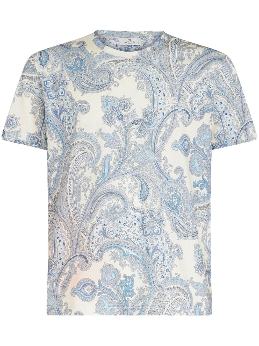 paisley-print cotton T-shirt - 1