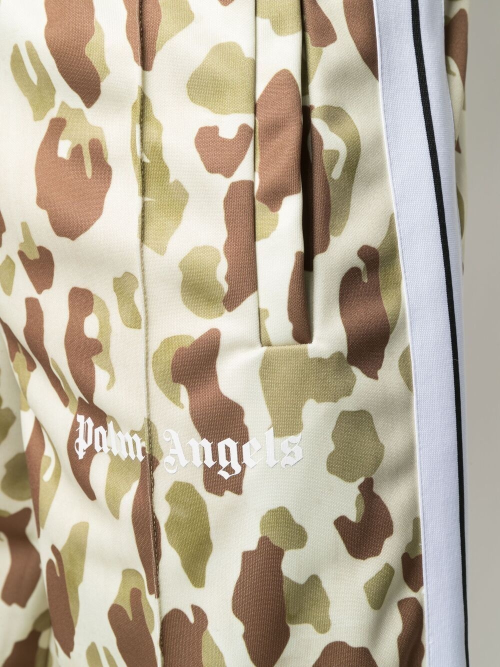 Desert Camo logo track shorts - 5