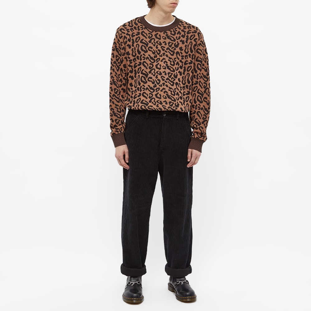 Wacko Maria Type 1 Leopard Jacquard Sweater - 6