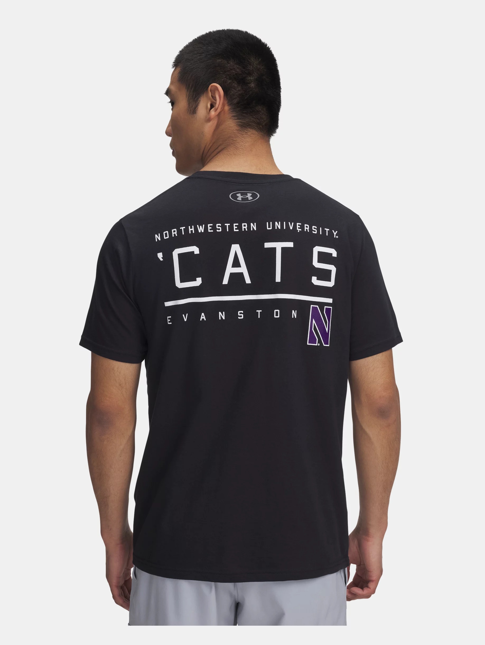 Men's UA Performance Cotton Collegiate Short Sleeve - 4