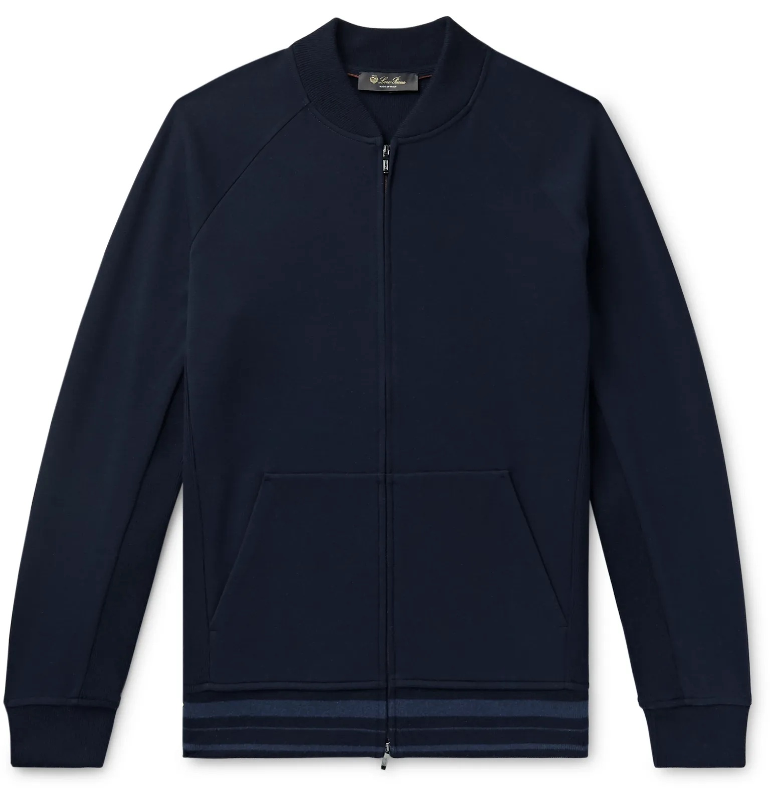 Wish Virgin Wool-Blend Jersey Bomber Jacket - 1