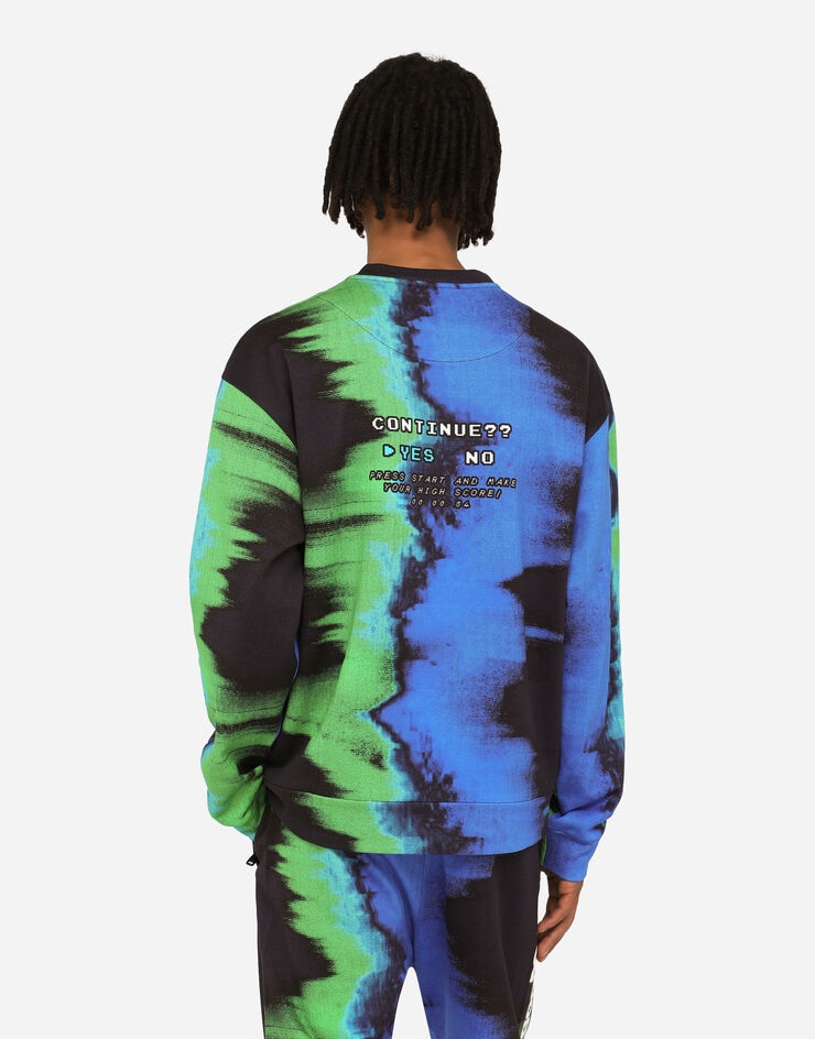 Multi-colored jersey sweatshirt with GooDGame print - 5