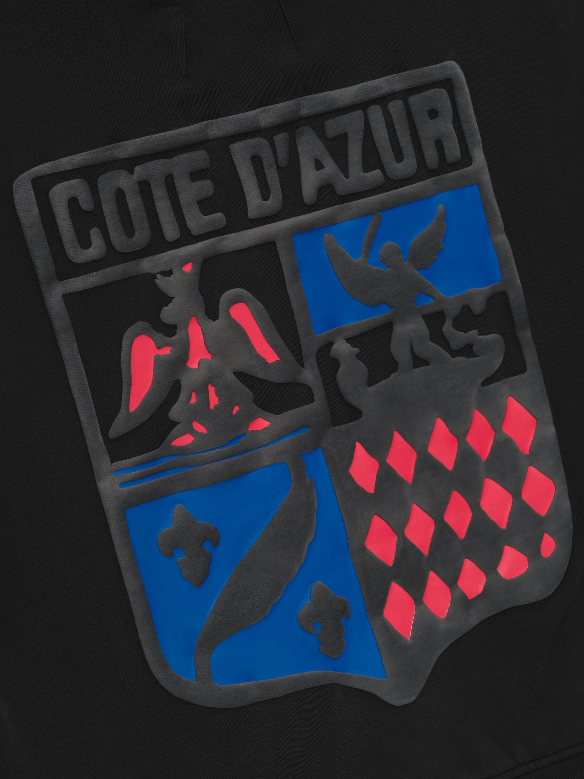 RHUDE COTE D'AZUR CREST OVERSIZED HOODIE - 7