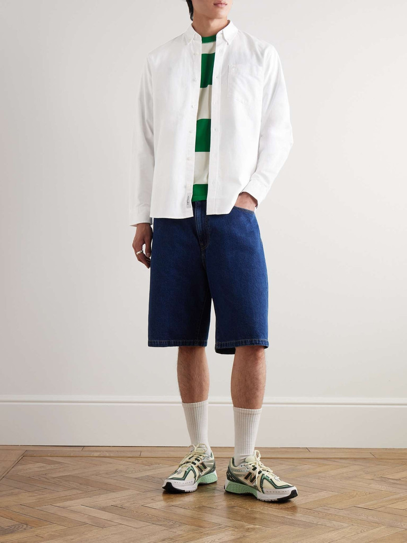 Carhartt Button-Down Collar Logo-Embroidered Cotton Oxford Shirt outlook
