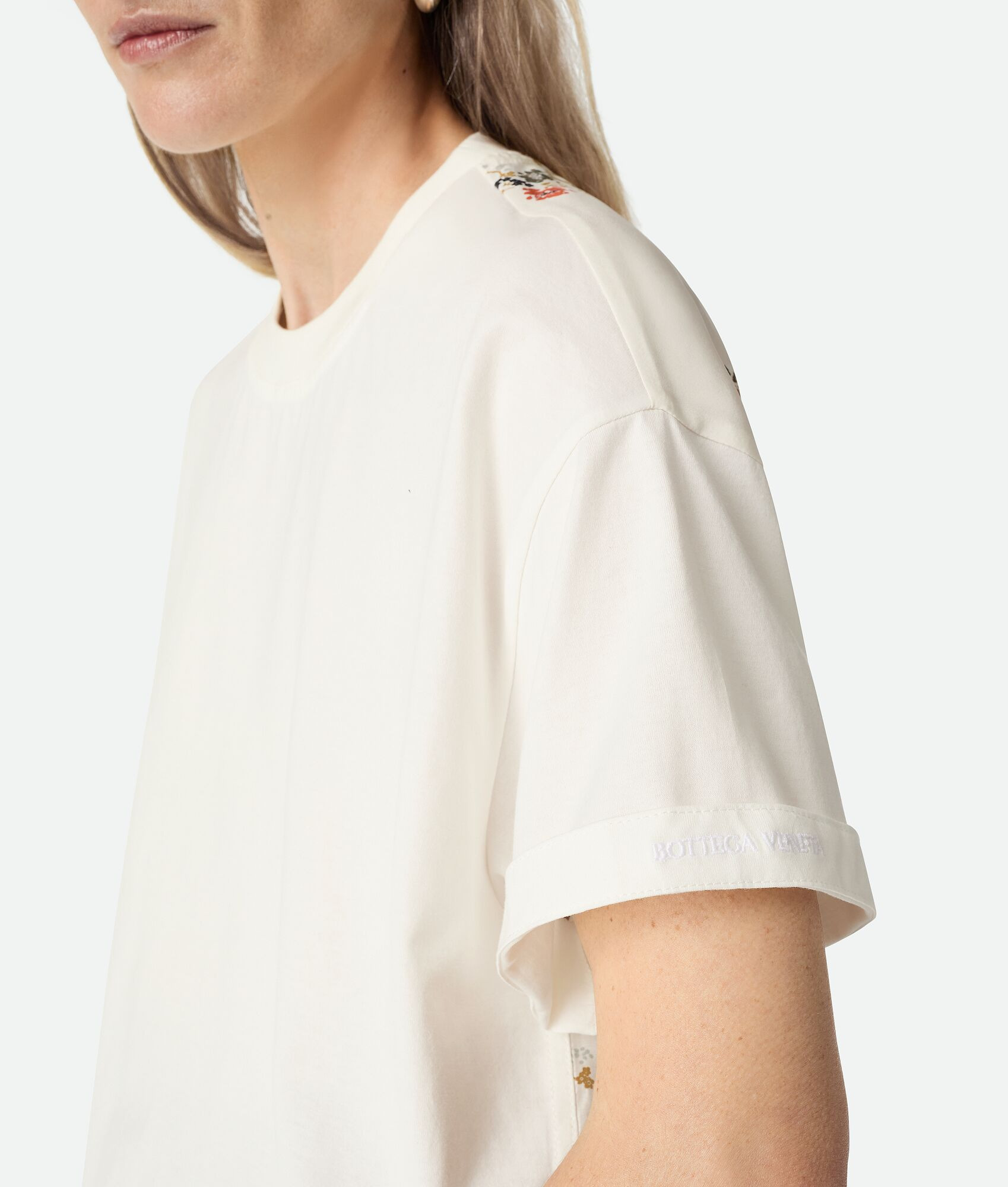 Cotton And Silk Printed T-Shirt - 4