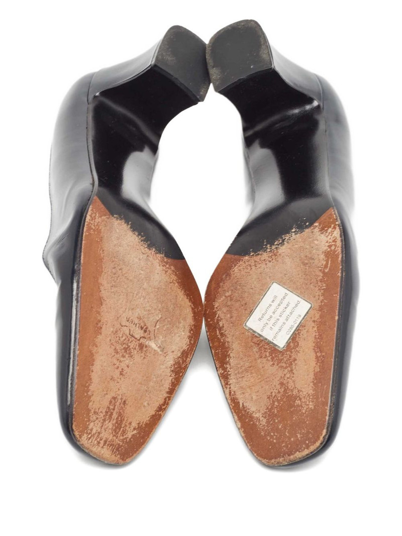 patent leather block-heel pumps 4