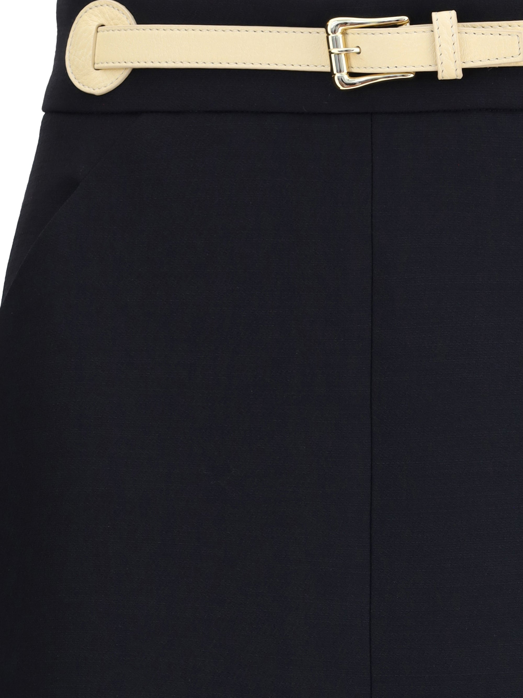 Valentino Women Belted Midi Skirt - 3