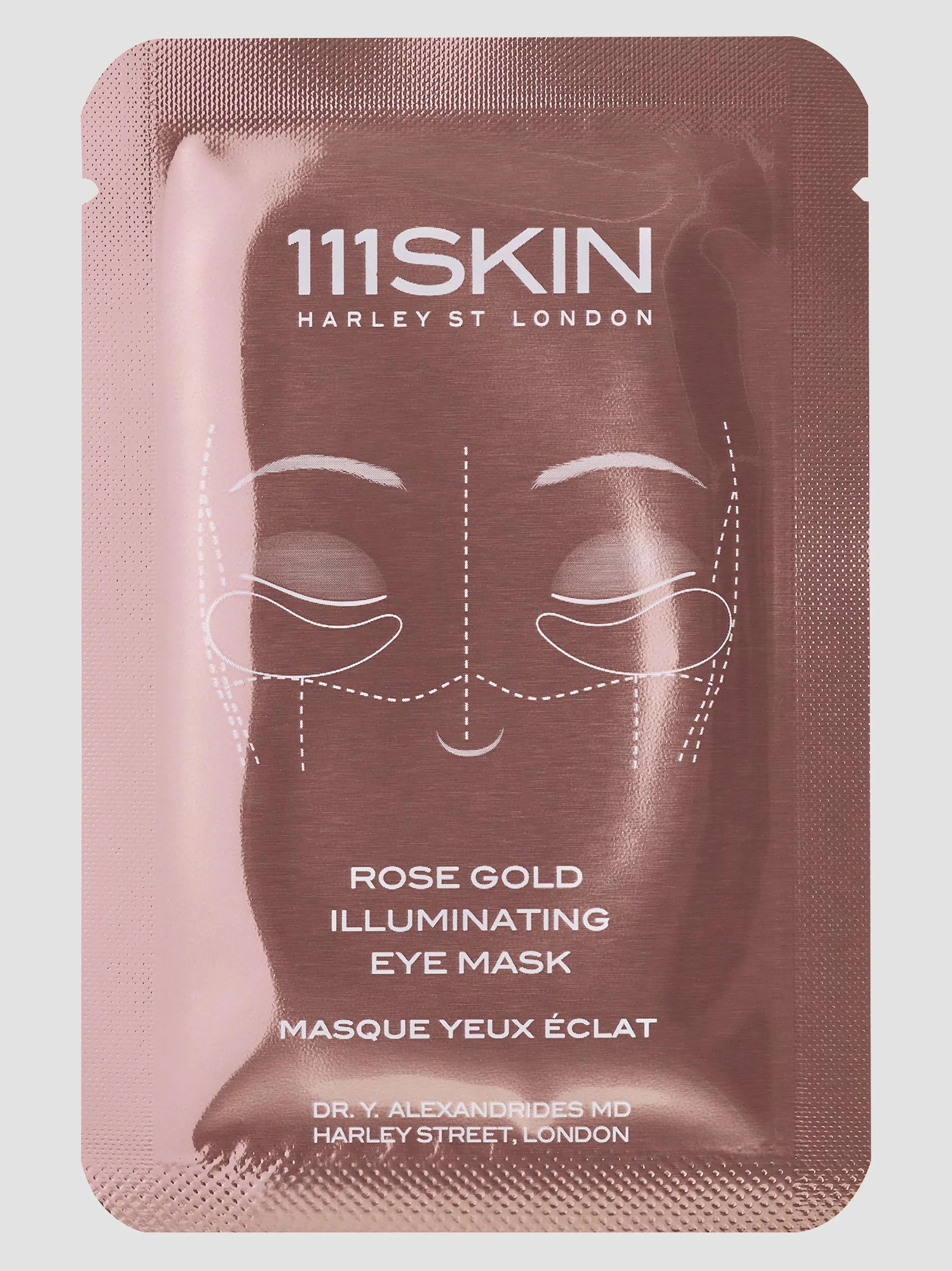 Rose Gold Illuminating 8-Piece Eye Mask Set - 1