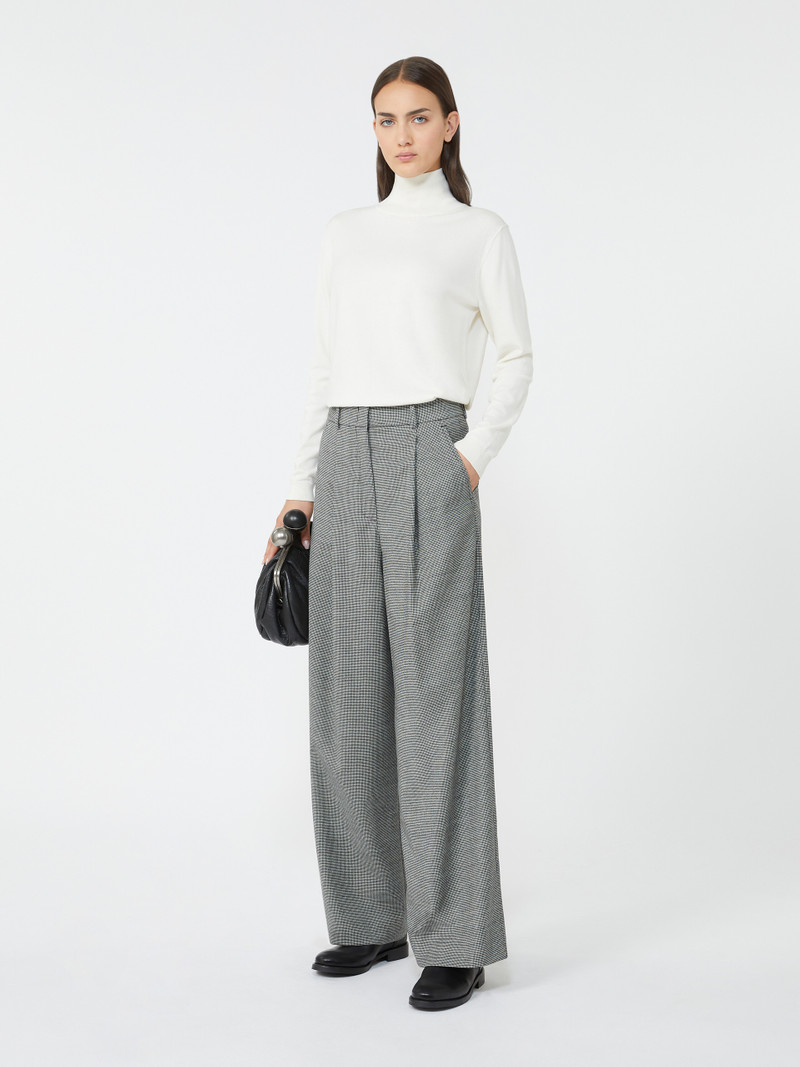 WEEKEND Max Mara GLOBALE Wool flannel palazzo trousers outlook