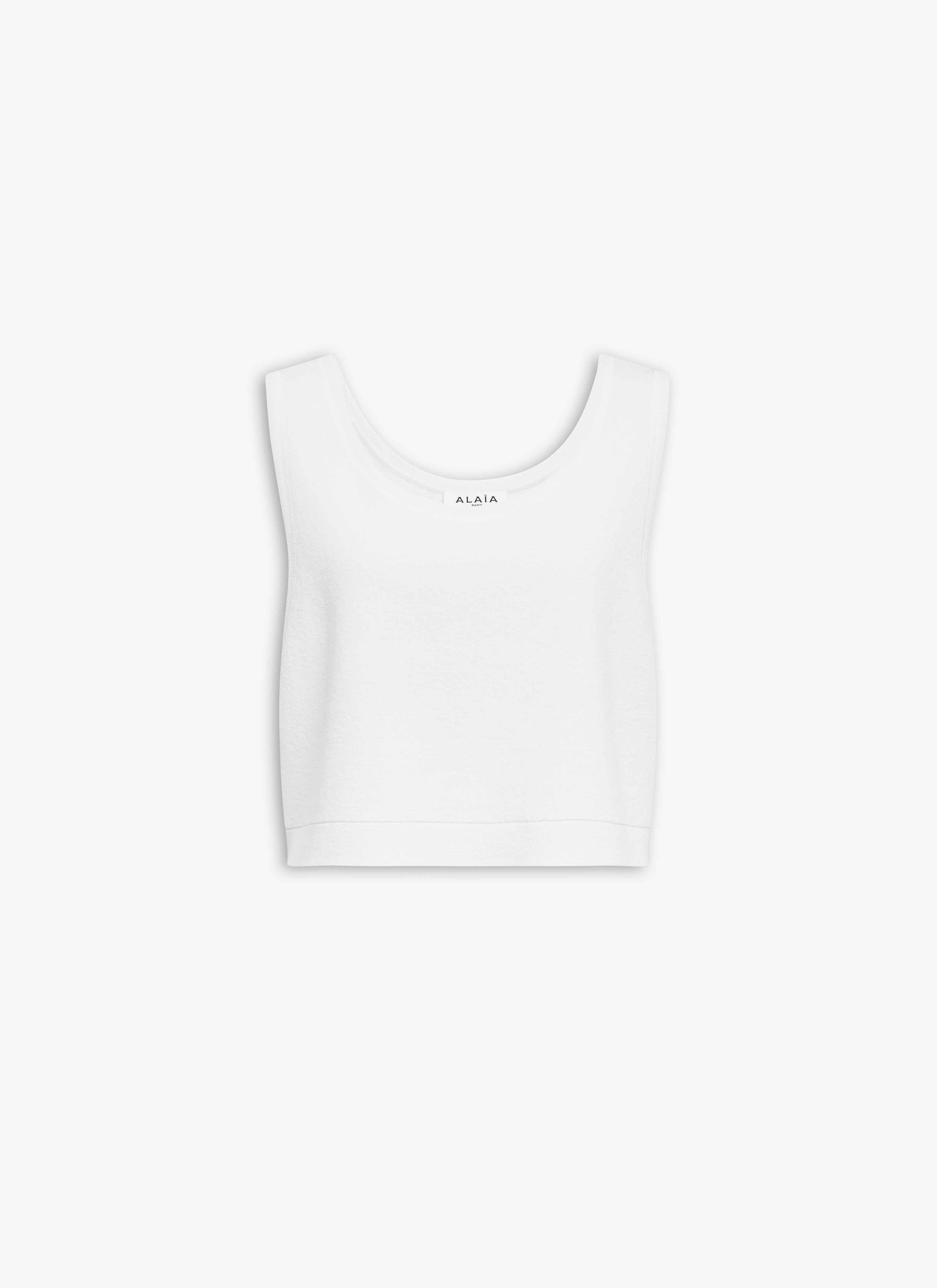 COTTON KNIT TANK TOP - 1