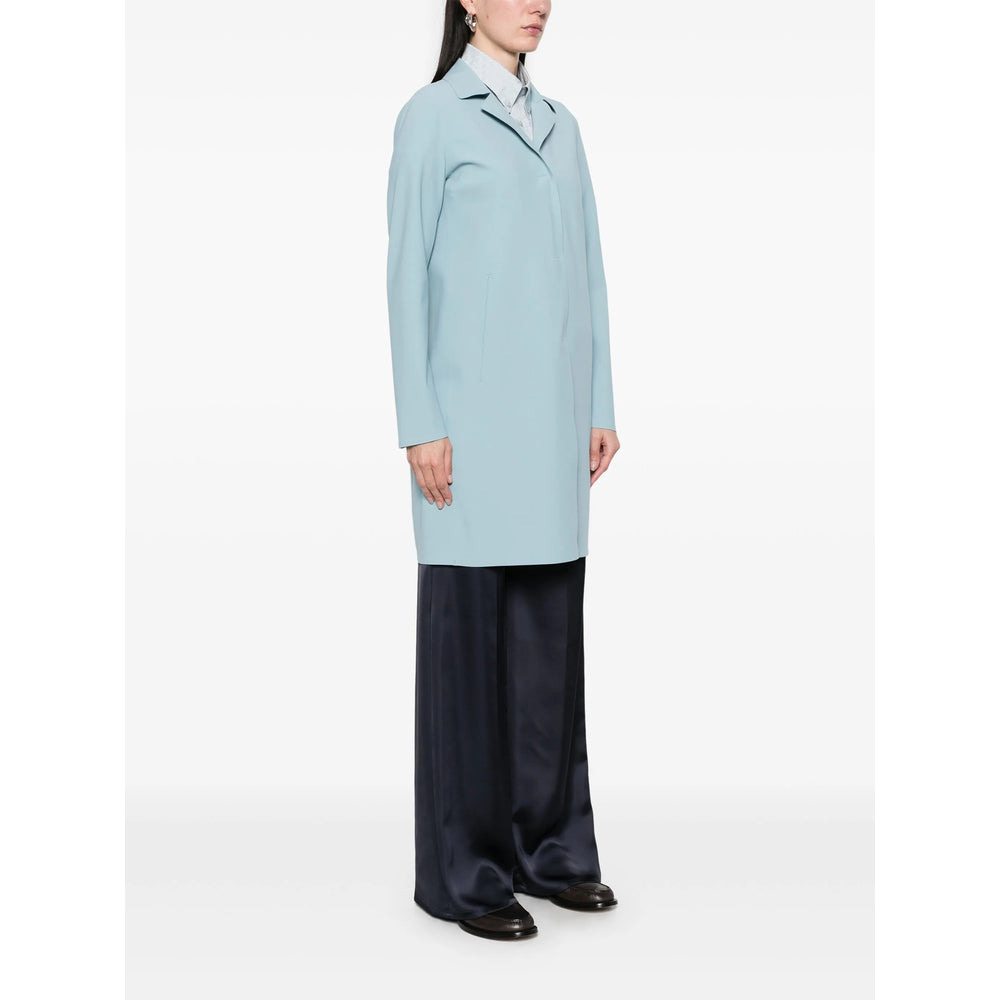 Herno Blue Coats - Single Breasted Coats Women - 4