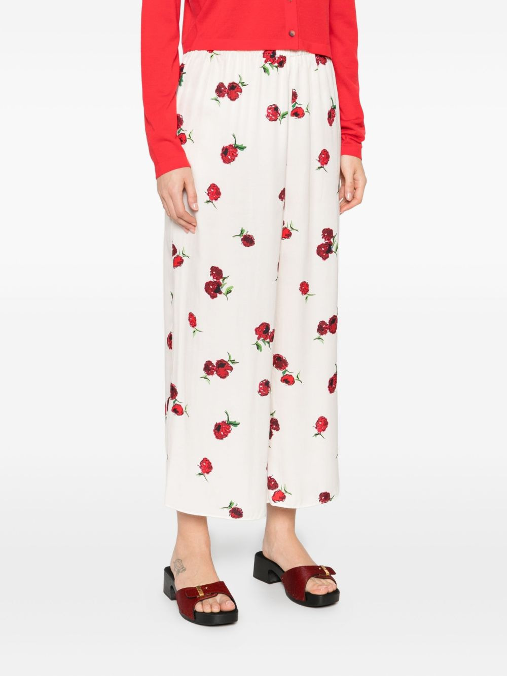 graphic-print trousers - 3