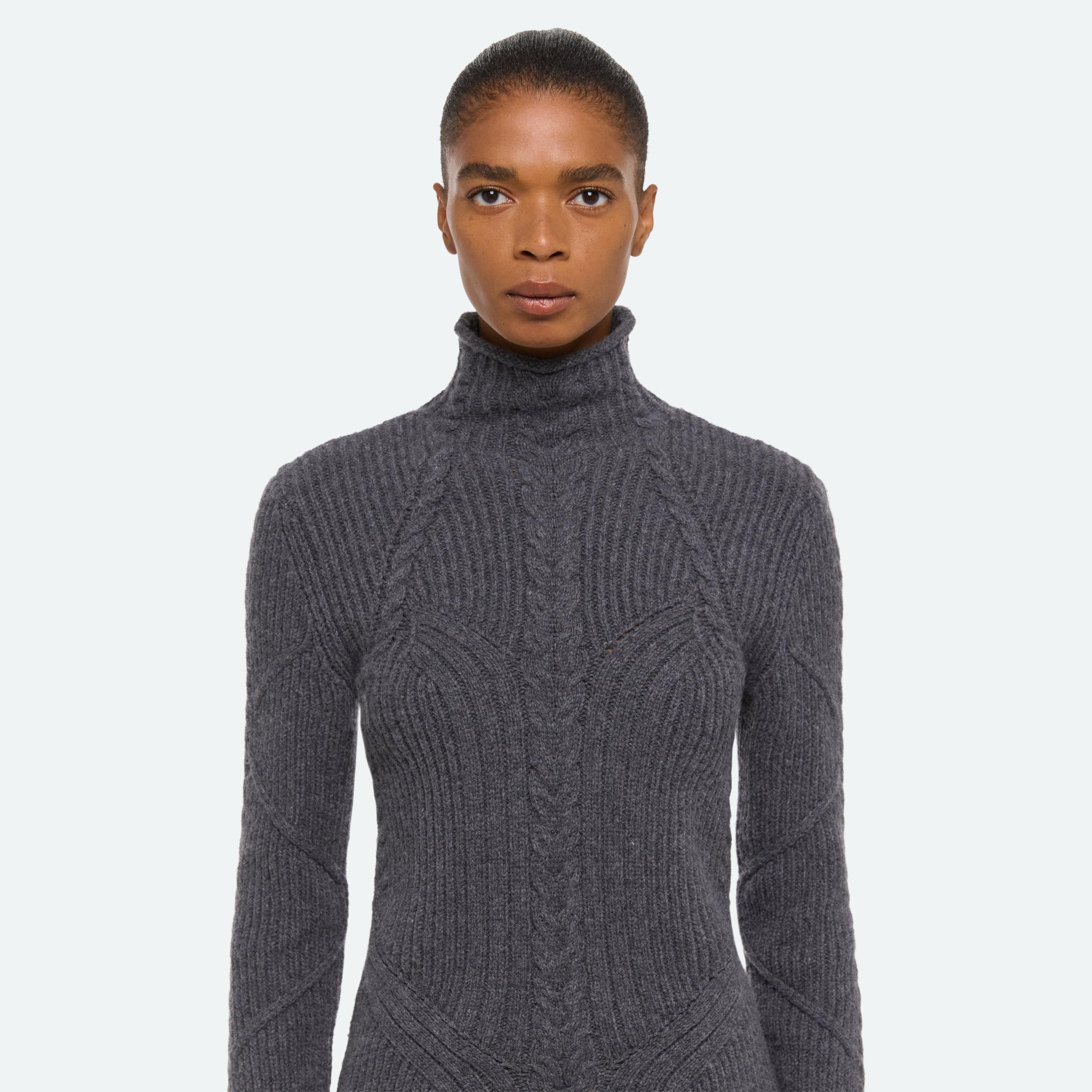 CABLE TURTLENECK - 7