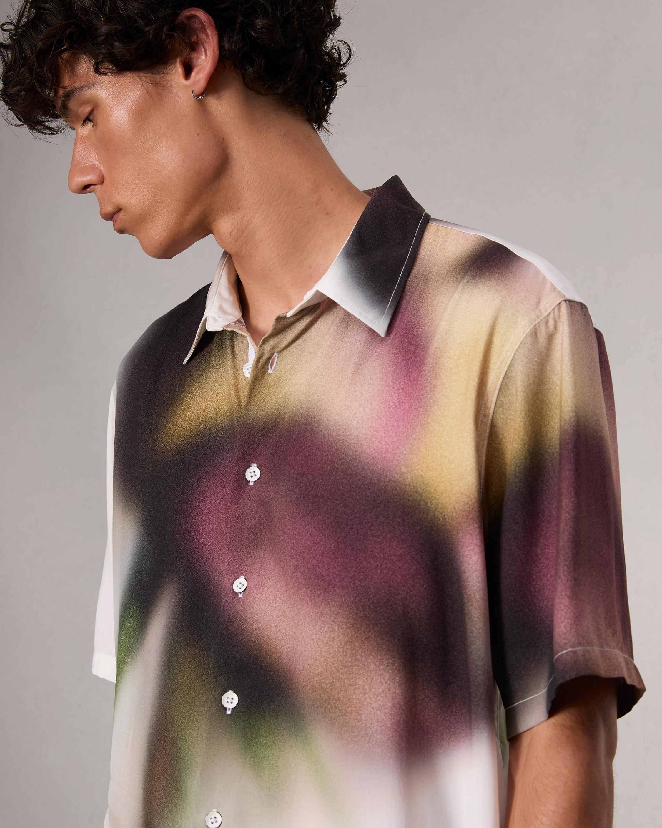 Dalton Rose-Print Shirt - 6