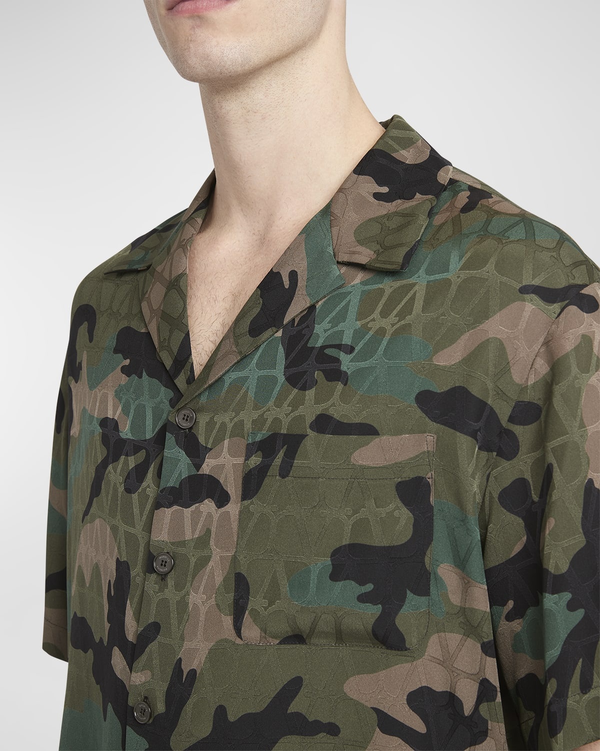 Men's Camo Icongraphe Camp Shirt - 5