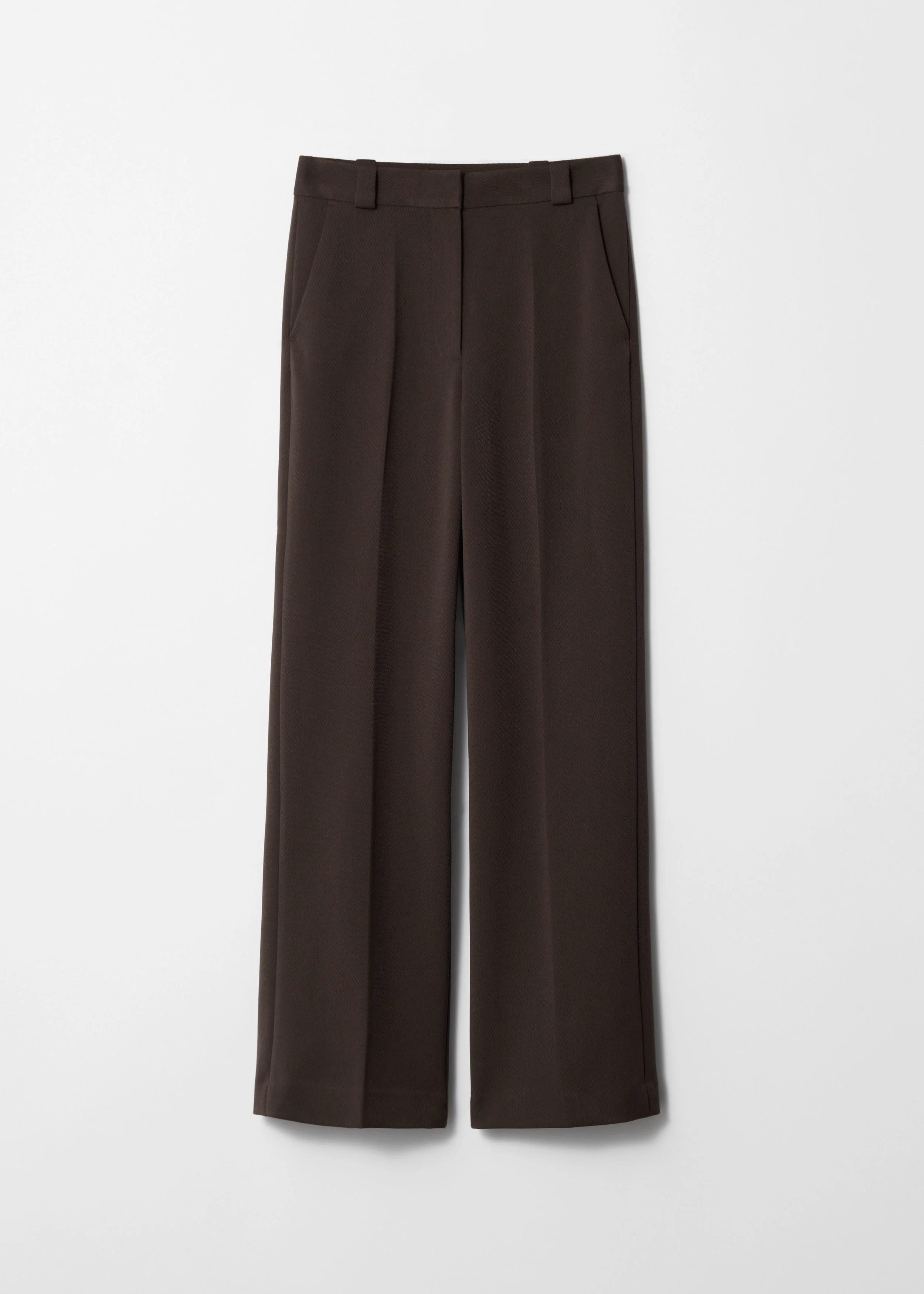 Straight Press-Crease Trousers - 1