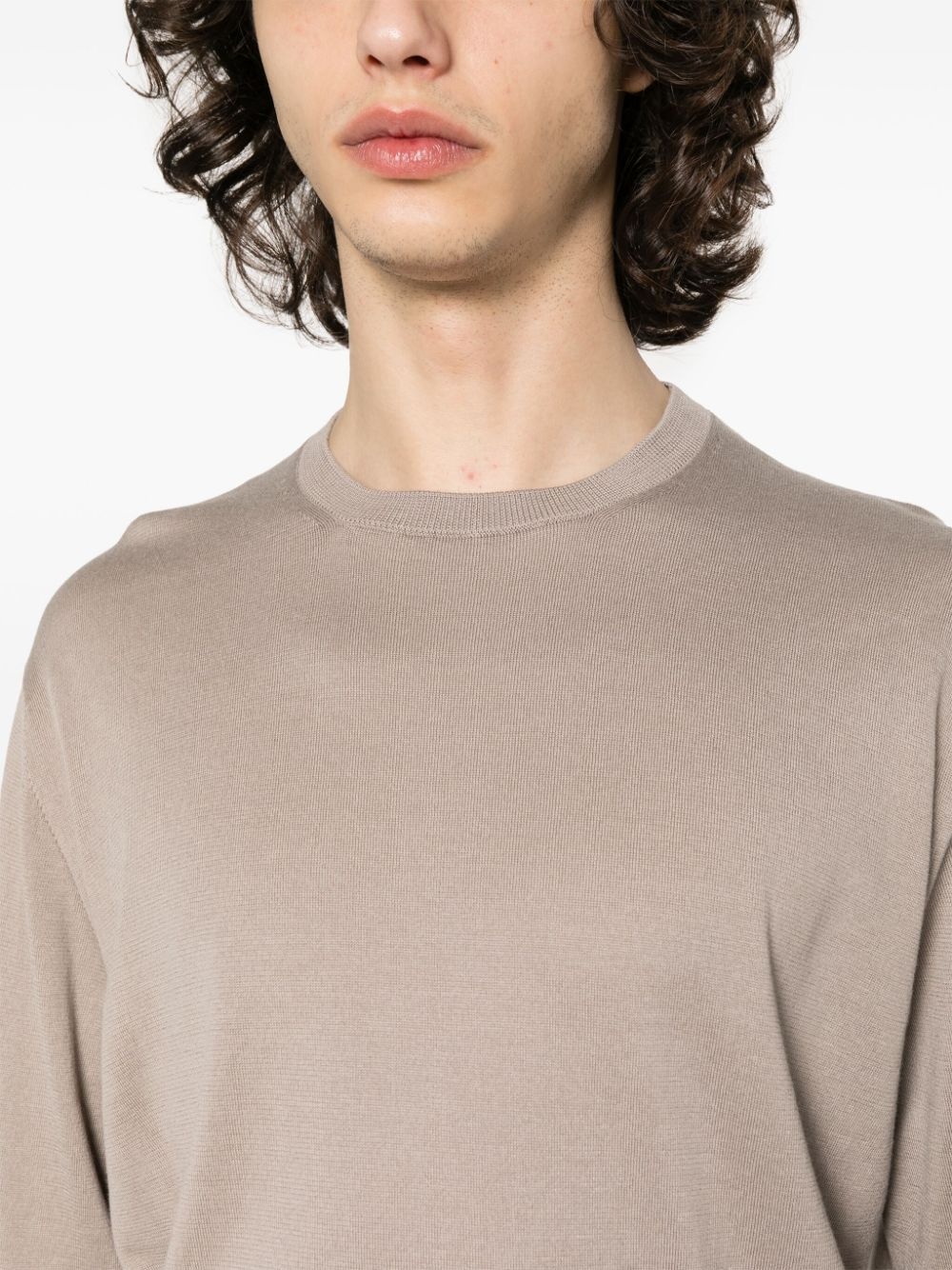 cotton knitted jumper - 5