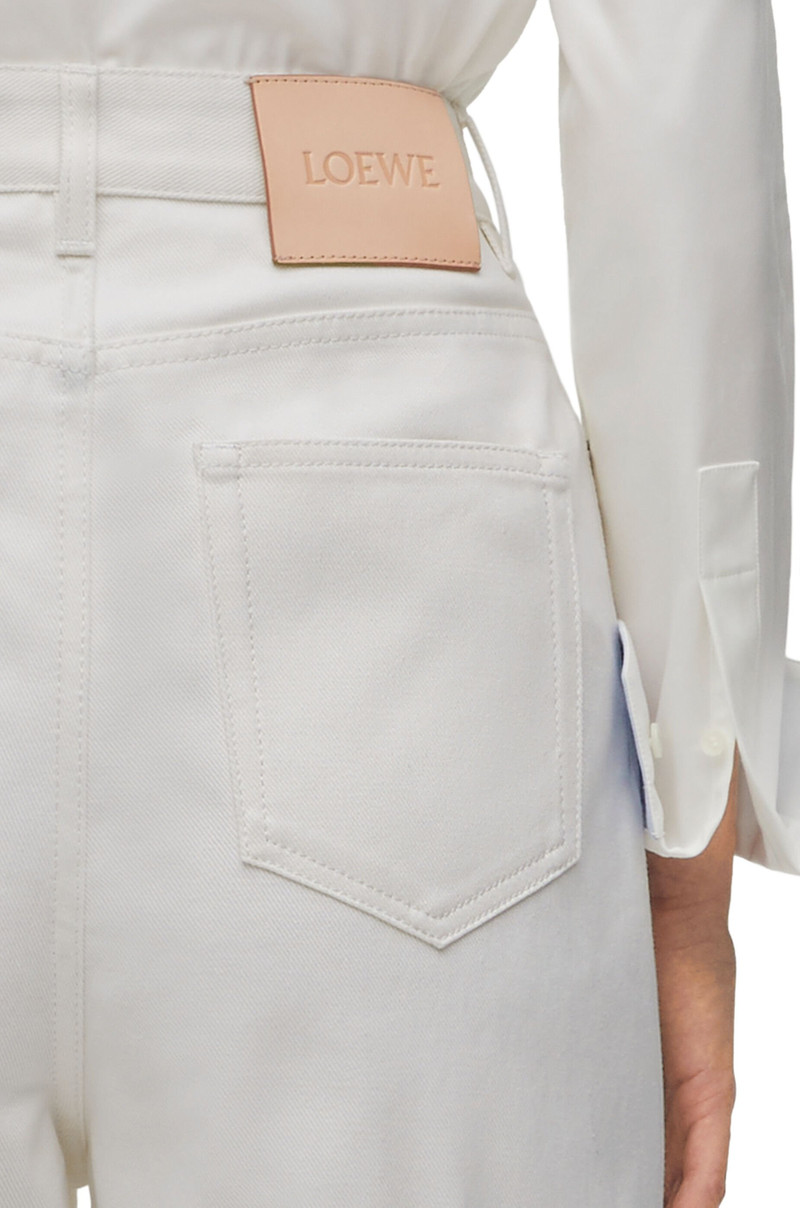 High waisted jeans in cotton 9