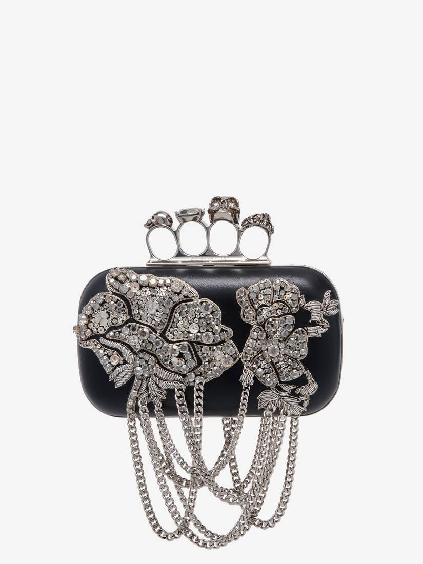 Alexander mcqueen knuckle clutch hotsell