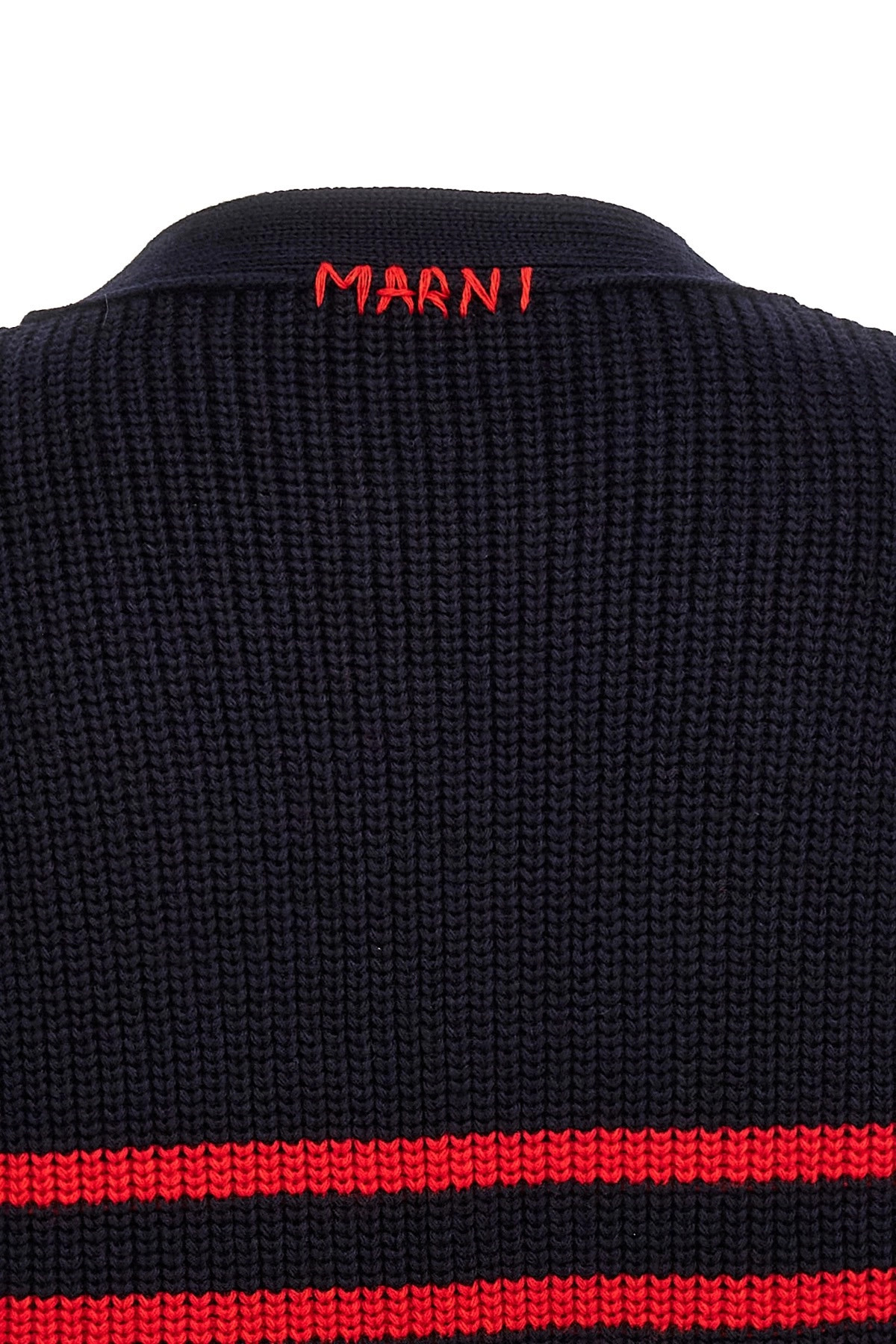 Destroyed effect striped cardigan - 6