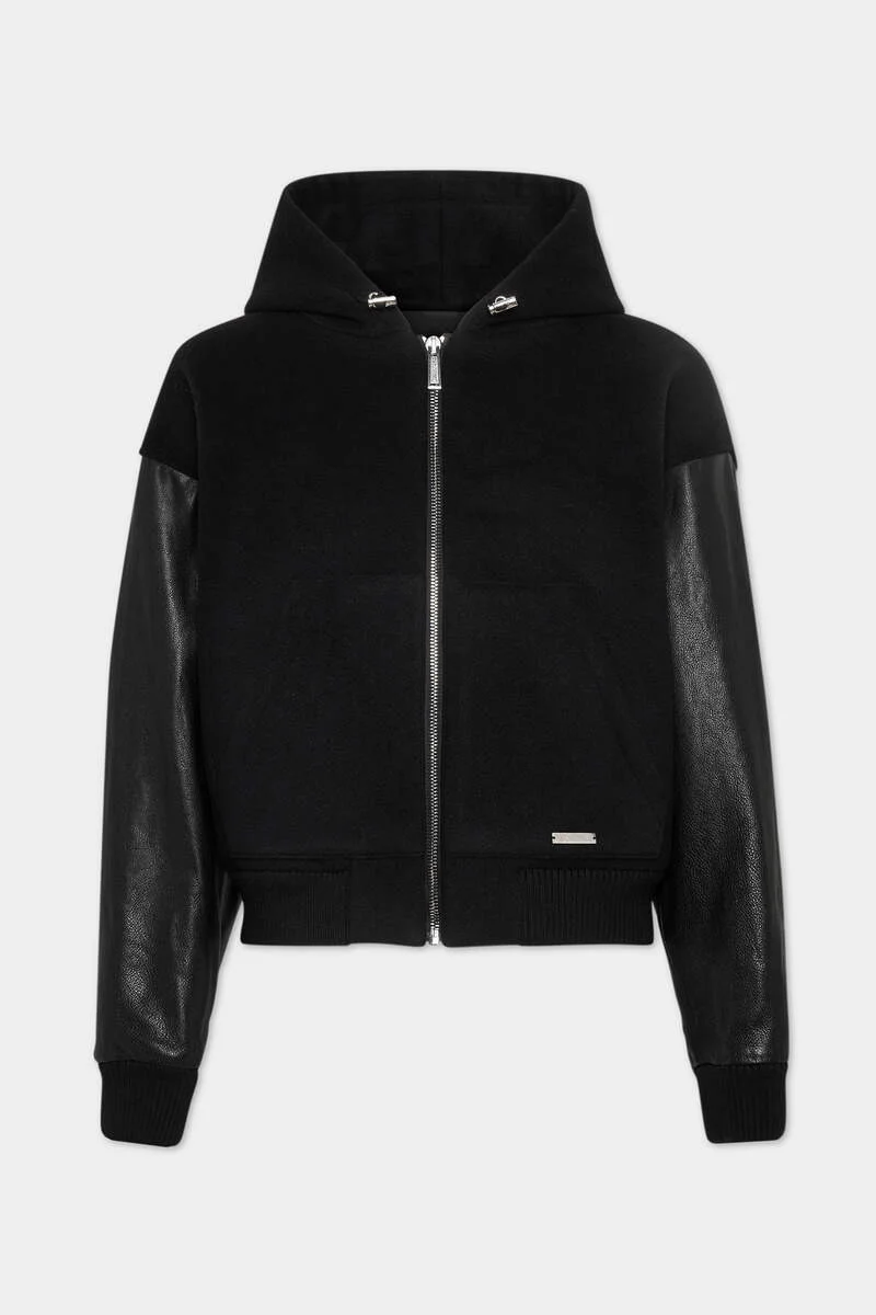 HOODED '80S BOMBER - 1