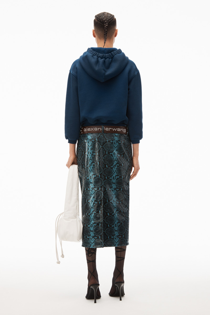 glitter logo hoodie in classic terry 4