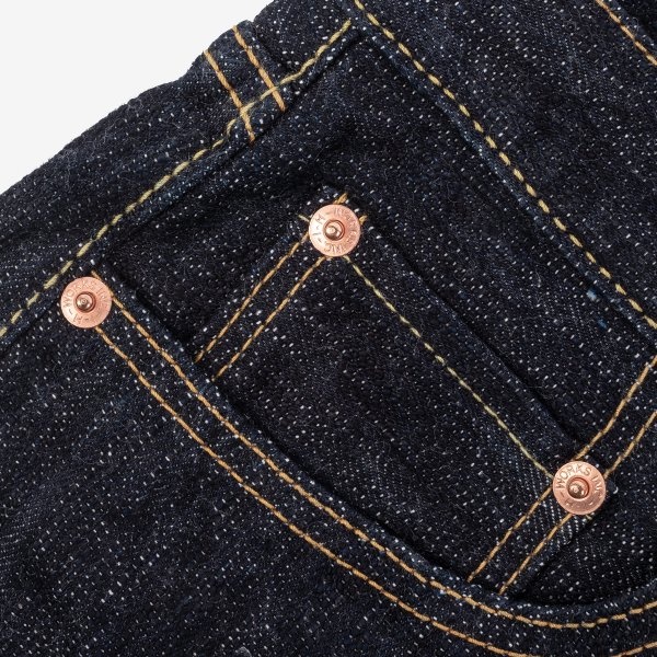 IH-888S-SLB 16oz Slubby Selvedge Denim Relaxed Taper Indigo - 9