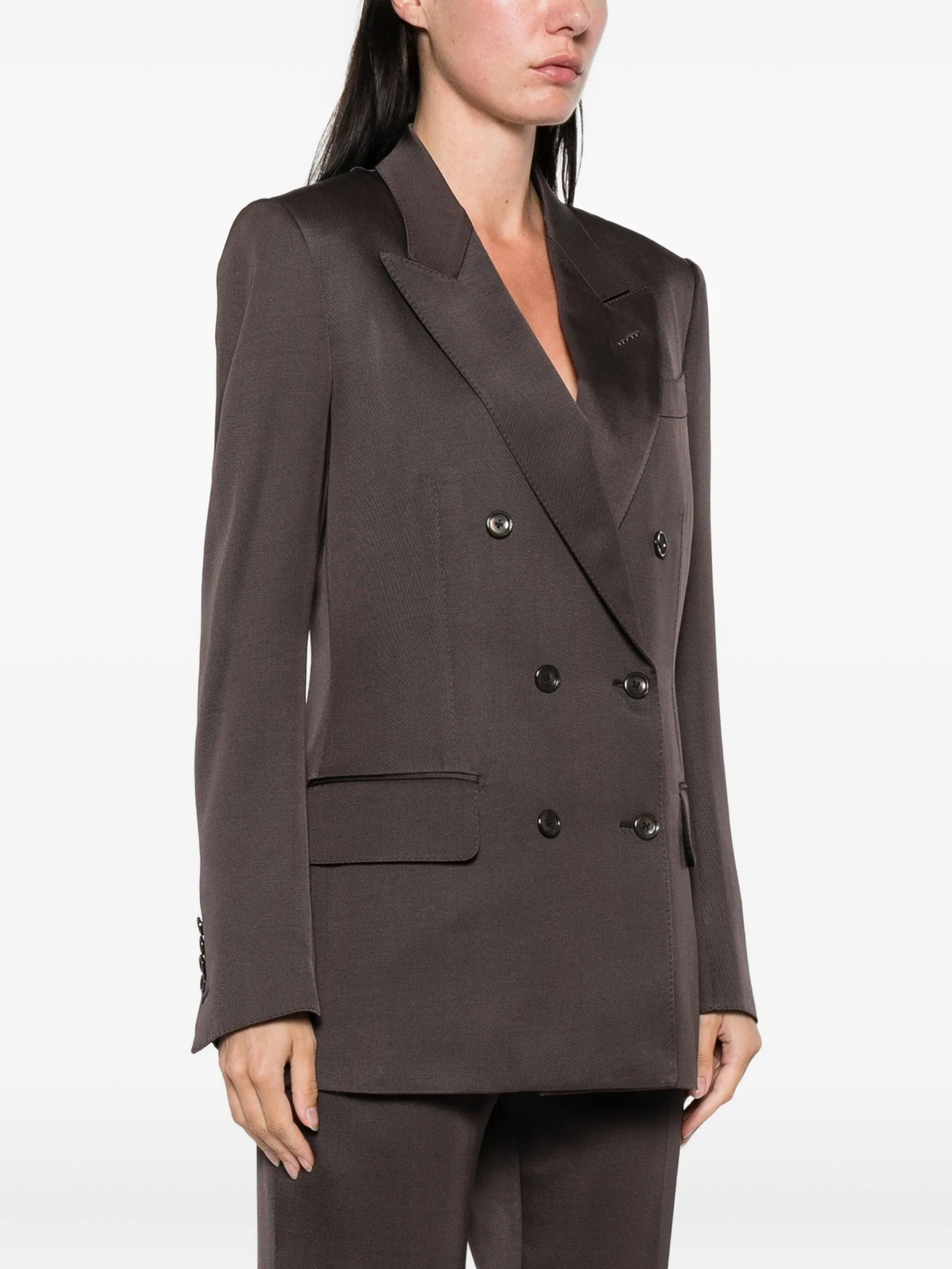 Tom Ford Double-breasted Silk-blend Jacket - 4