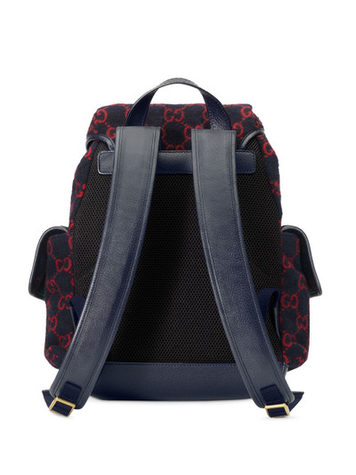 GUCCI monogram print backpack outlook