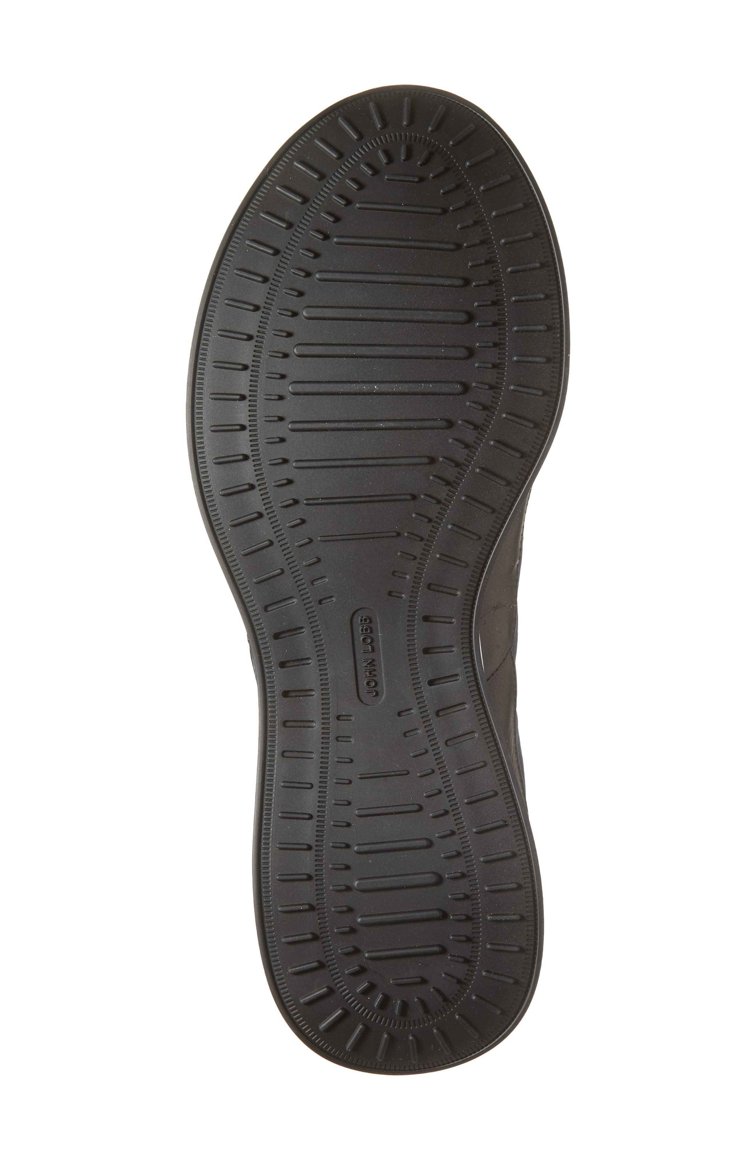 John Lobb Laced Stream Sneaker in Black/Navy at Nordstrom - 6