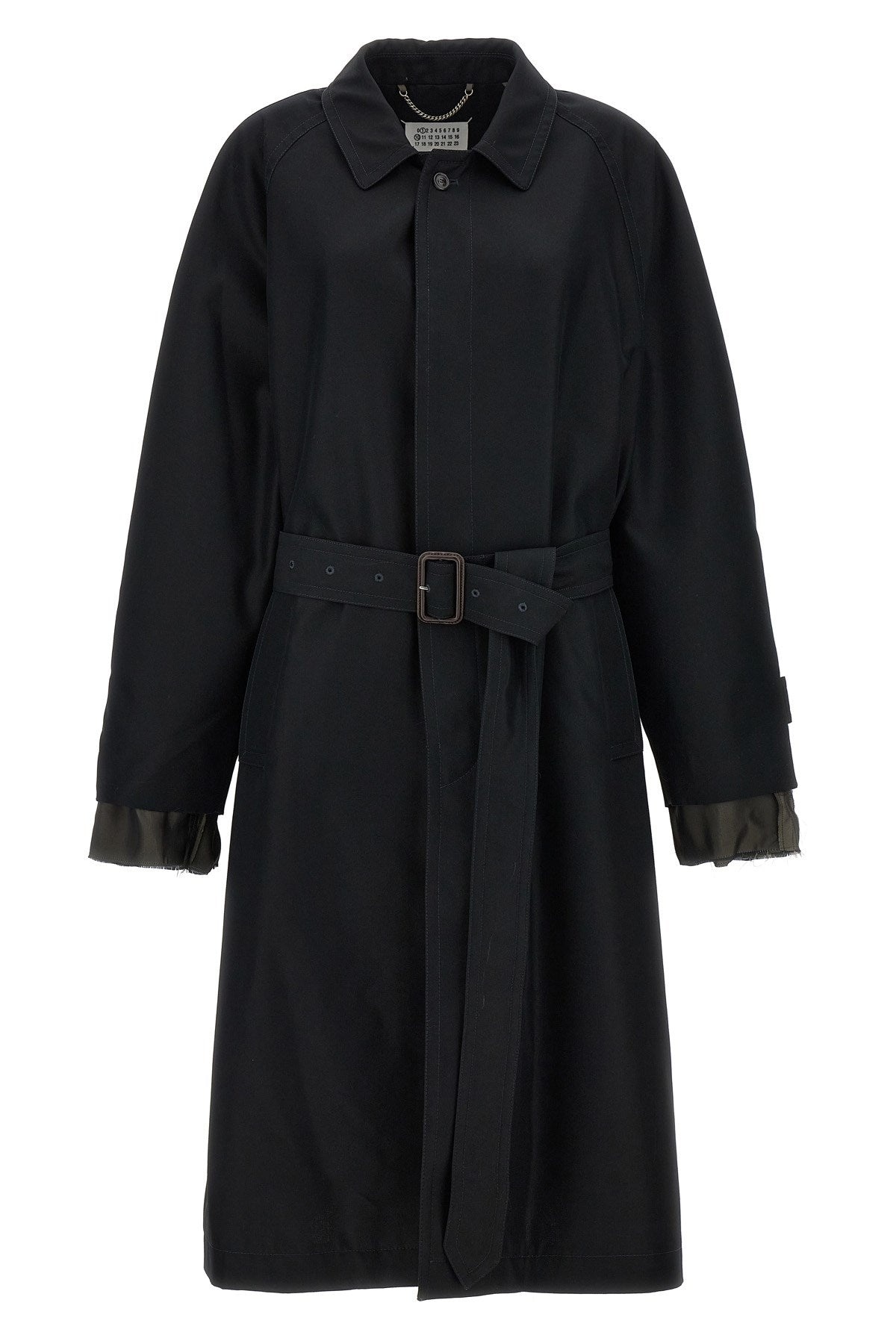 Maison Margiela Men Long Single-Breasted Trench Coat - 1