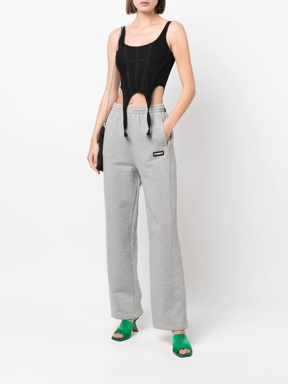 wide leg track pants - 3