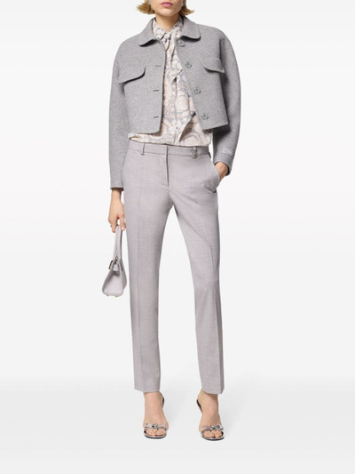 VERSACE tailored wool trousers outlook